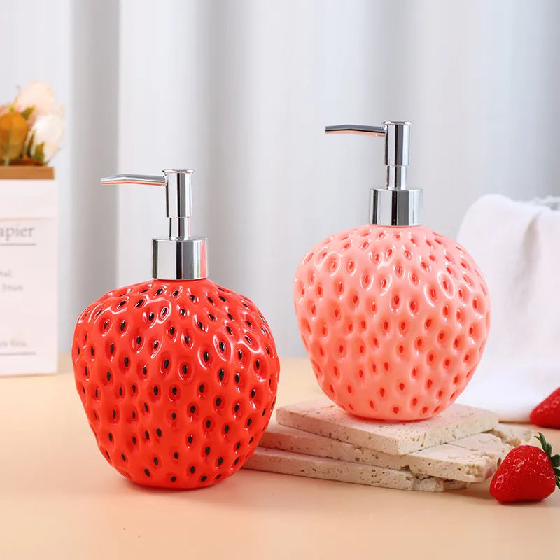 Strawberry Vinyl Storage bottle Bathing