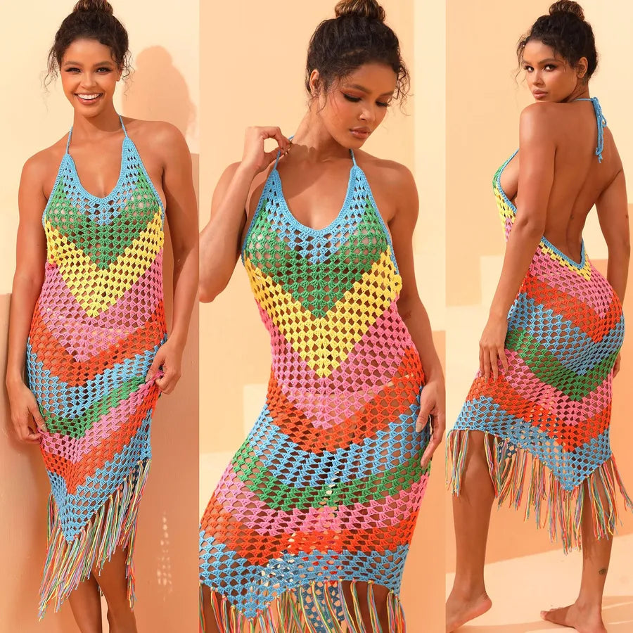 Women's Solid Color Simple Style Classic Style Cover Ups
