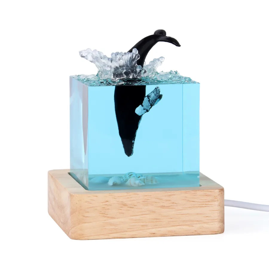 Simple Style Whale Resin Ornaments Artificial Decorations