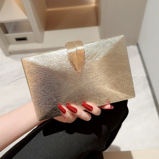 women's pu leather color block elegant vintage style classic style square buckle clutch bag square bag evening bag