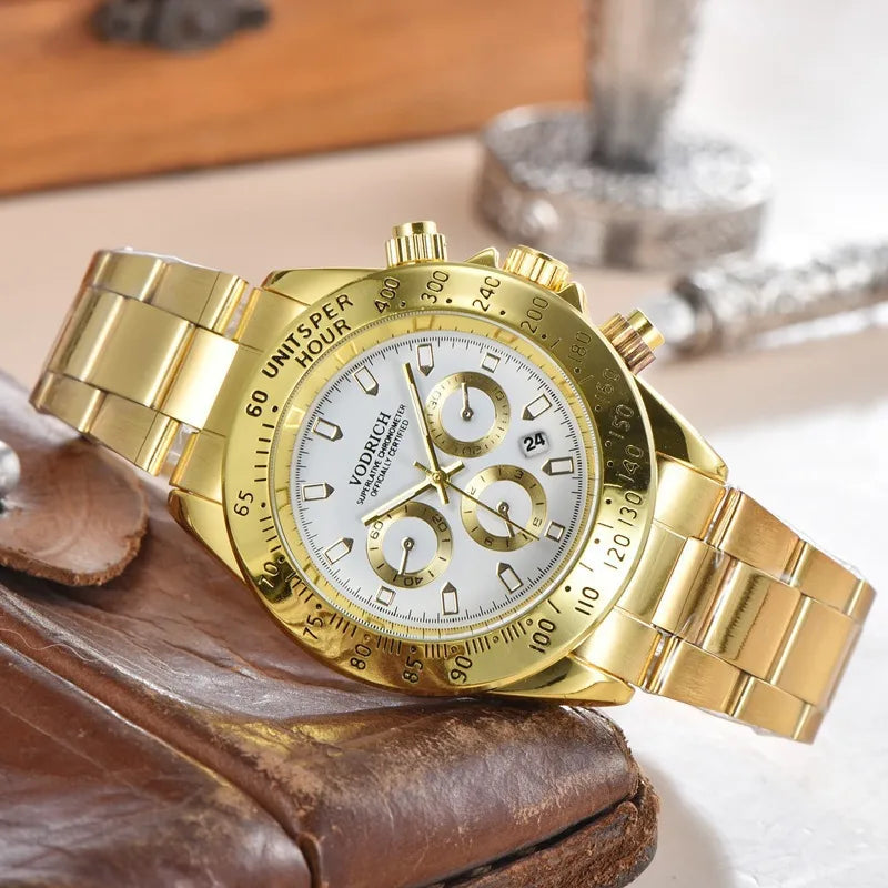 Casual Color Block Solid Color Single Folding Buckle Quartz Women's Watches