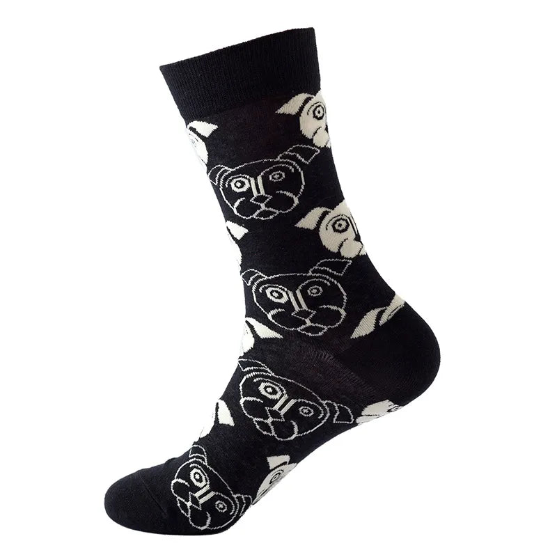 Men's Cute Modern Style Animal Cotton Ankle Socks A Pair