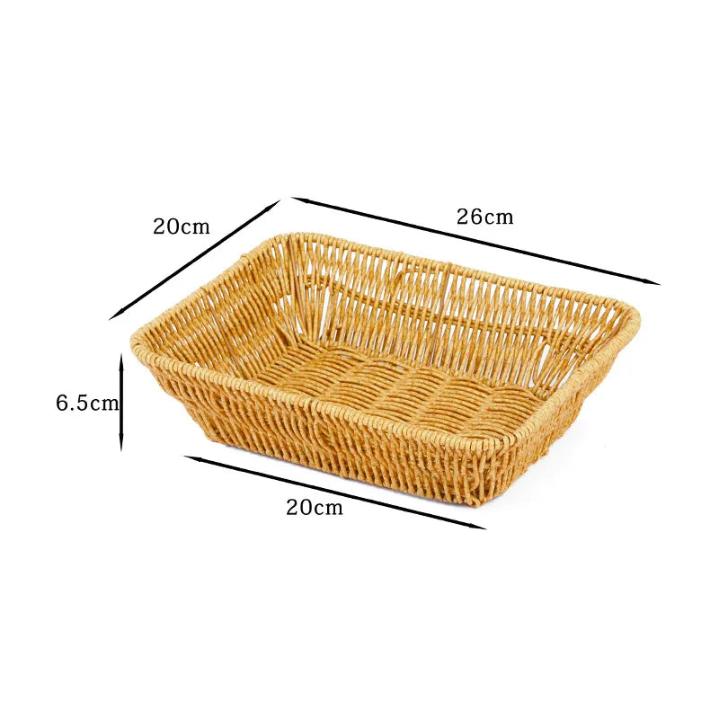 Simple Style Solid Color Storage Basket