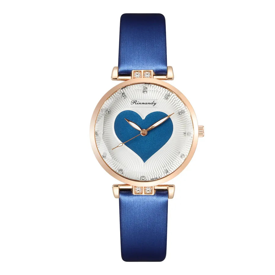casual round buckle quartz women's watches