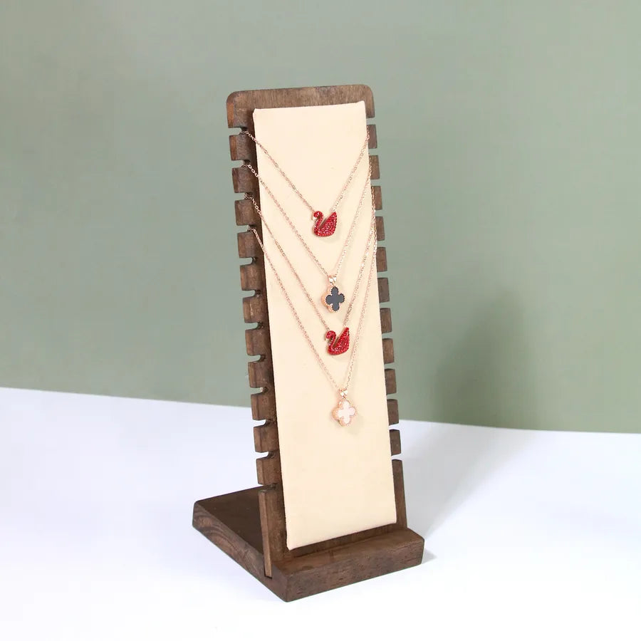 Factory in Stock Creative Jewelry Stand Log Vintage Display Stand Set Necklace Ear Stud Bracelet Bead Tray