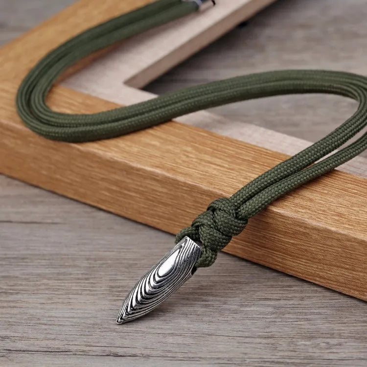 casual hip-hop bullet alloy men's pendant necklace