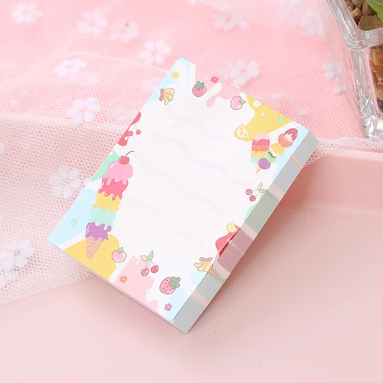 cute creative bear note paper tearable stationery notebook
