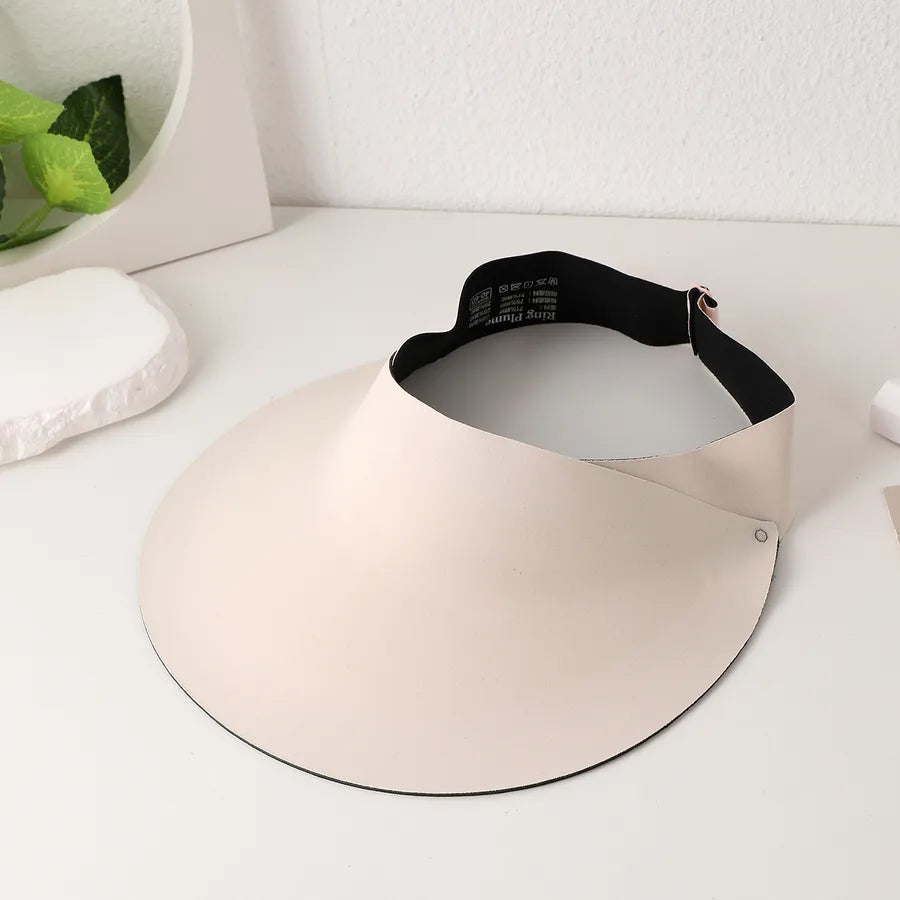 Women's Casual Simple Style Solid Color Solid Color Big Eaves Wide Eaves Sun Hat