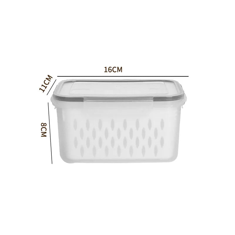 Simple Style Solid Color Plastic Storage Container Box