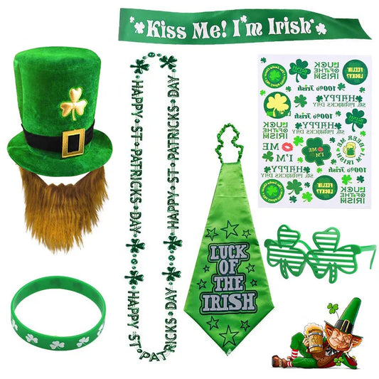 Christmas Easter New Year Shamrock Letter Party Costume Props