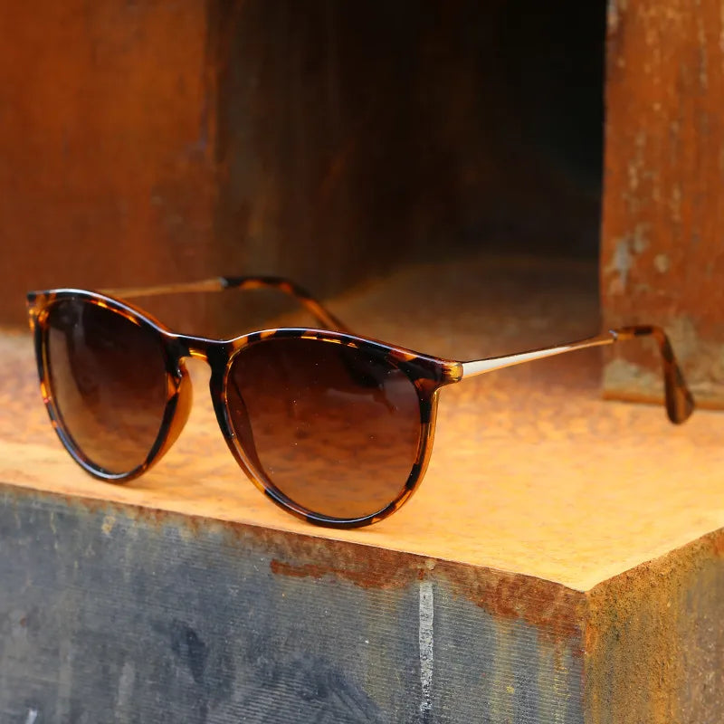 retro simple style solid color tac butterfly frame full frame men's sunglasses