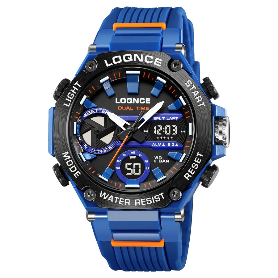 modern style solid color electronic men's watches