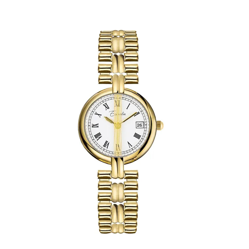 casual solid color jewelry buckle quartz women's watches