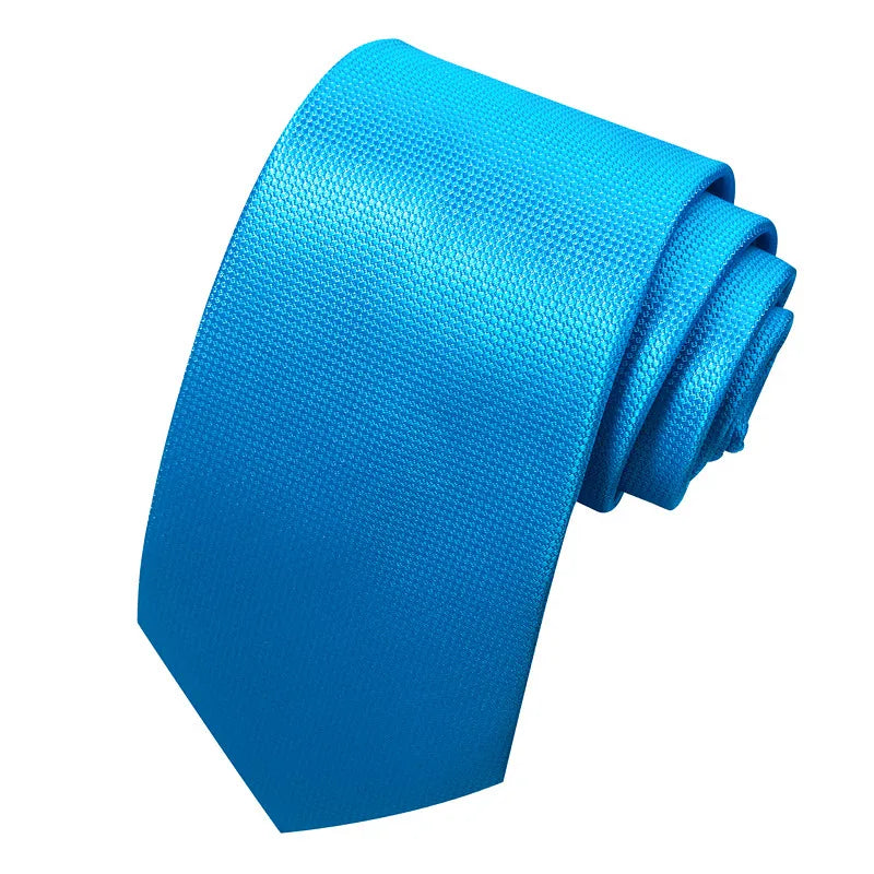 business formal solid color cashew nuts flower polyester yarn men's tie