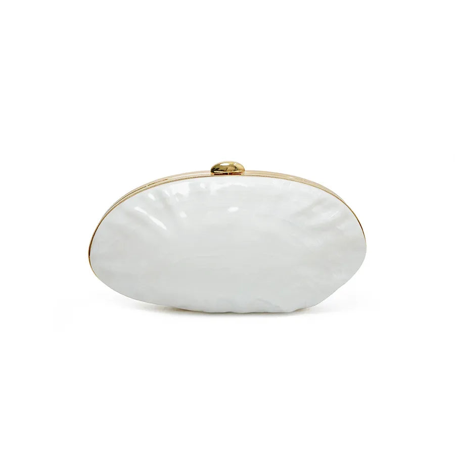 Fashion French Marble Lock Box Bag Acrylic Shell Bag Banquet Goose Egg Box Hand Crossbody Bag