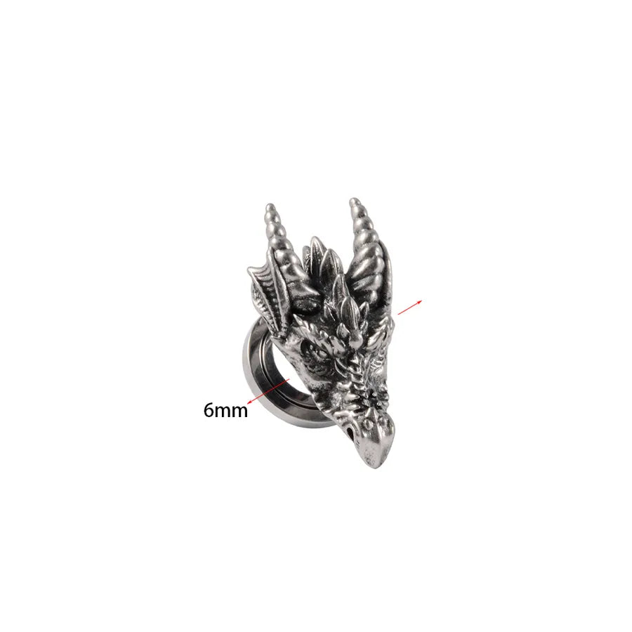 Hip-Hop Retro Solid Color 304 Stainless Steel Ear Studs