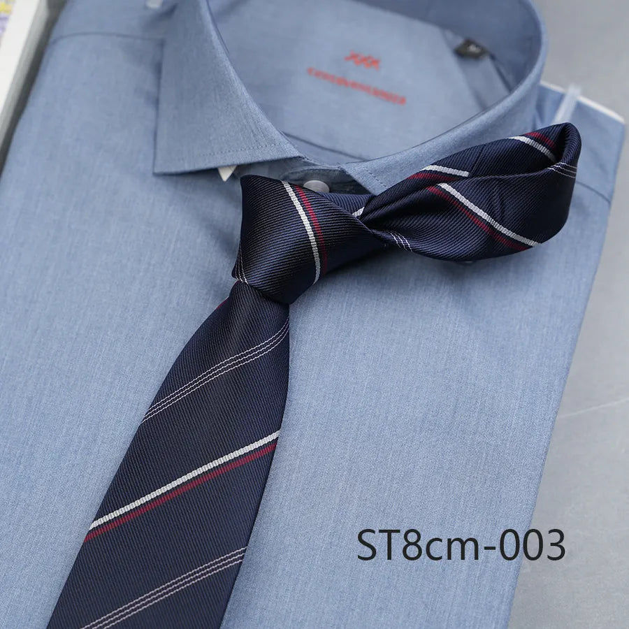 Casual Stripe Polyester Yarn Men's Tie