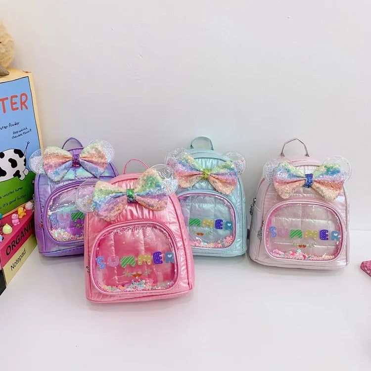 Bow Knot Casual School School Backpack Kids Backpack Functional Backpack