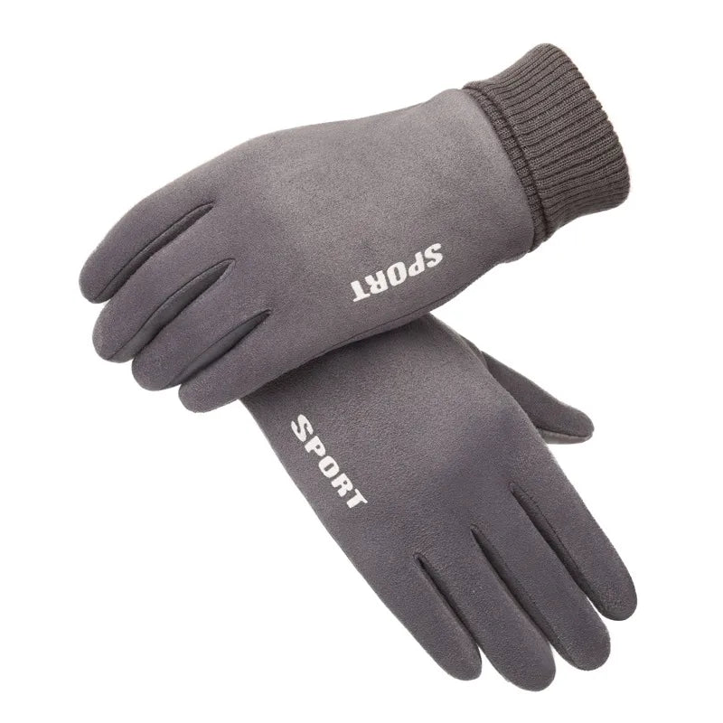 New unisex warm gloves autumn and winter touch screen riding driving outdoor full finger gloves manufacturers wholesale