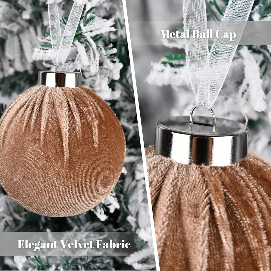 Christmas Ball Decorations 8cm European Style Plastic Christmas Balls 15pcs Packaged Christmas Ornaments Hanging Decorations