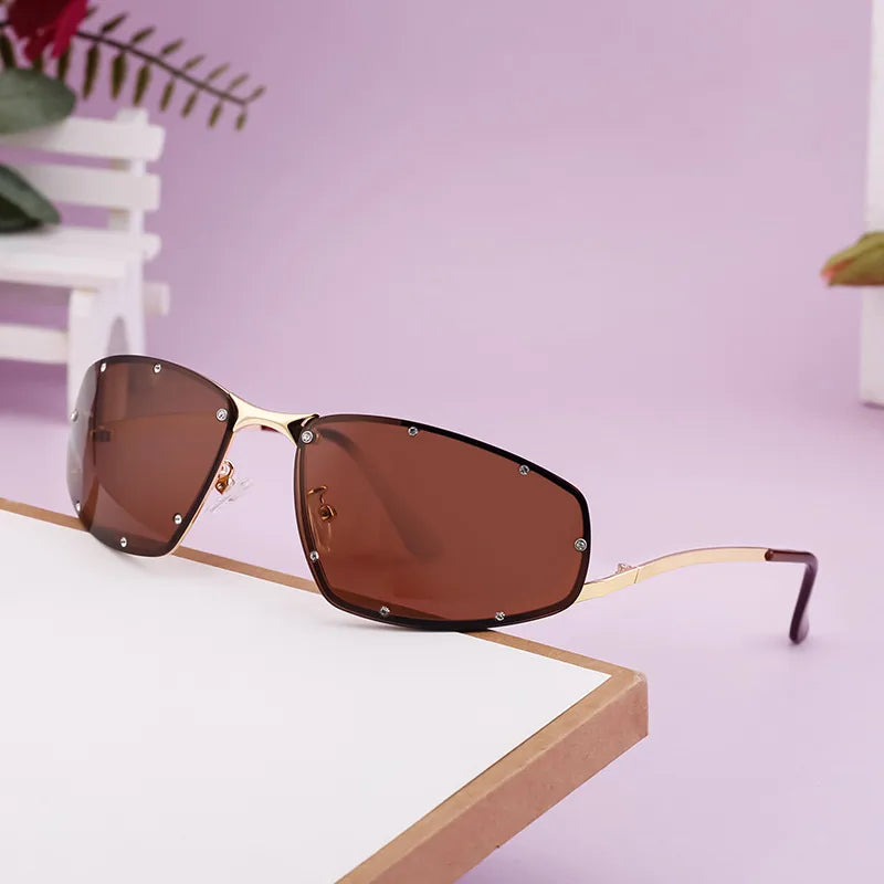 Vacation Solid Color Tinted Lenses Square Full Frame Men's Sunglasses