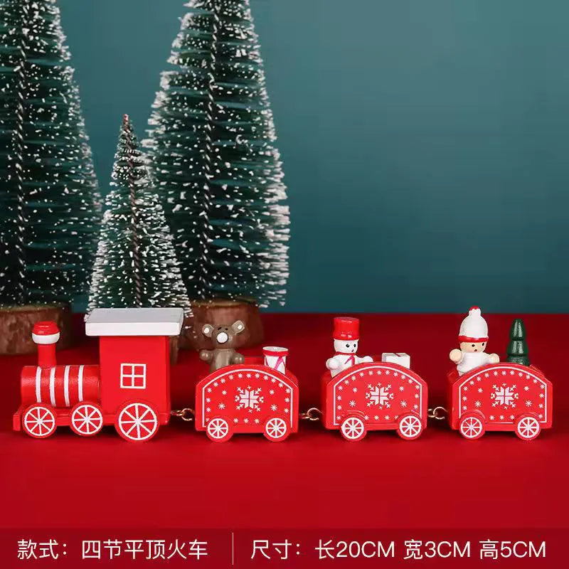 Christmas Cartoon Style Streetwear Snowman Wood Daily Decorative Props