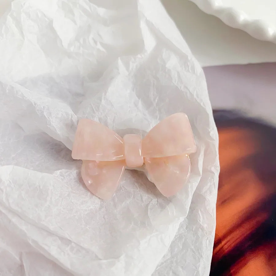 Elegant Acetate Butterfly Knot Hair Clip Stylish Duckbill Clip Small Size Cute Hair Accessories For Women Versatile Hair Decorations