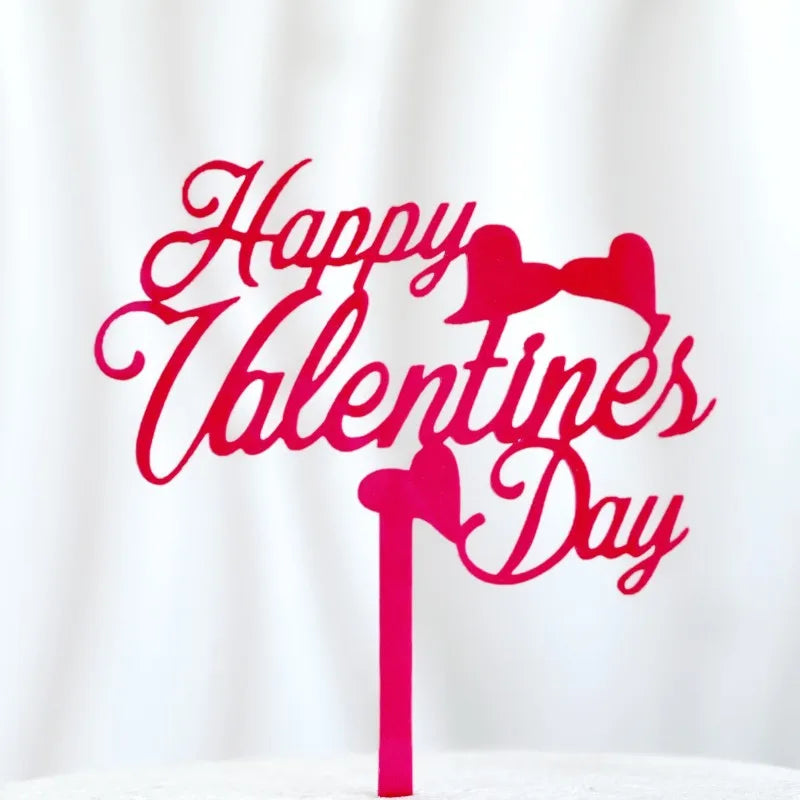 Valentine'S Day Casual Elegant Lady Letter Plastic Holiday Banquet Selfie Cake Decorating Supplies Party Supplies Cake Decorating Supplies 1 Piece