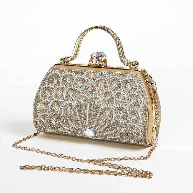 Pink Pu Leather Geometric Square Evening Bags