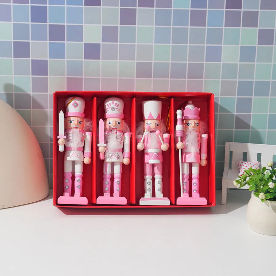 Christmas Cute Soldier Wood Party Festival Ornaments