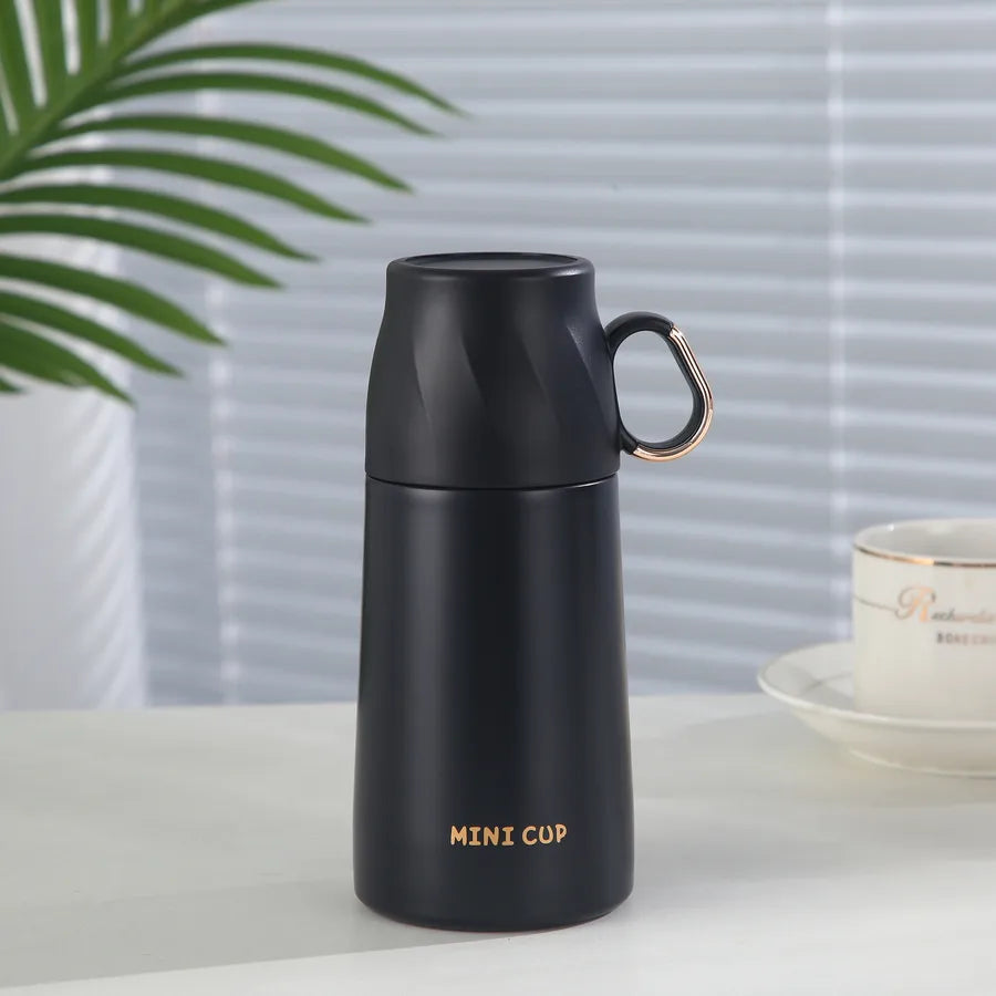 Portable Outdoor 304 Stainless Steel Insulated Sports Water Cup With Lid Tea Brewing Cup Handheld Water Pot Compact Size