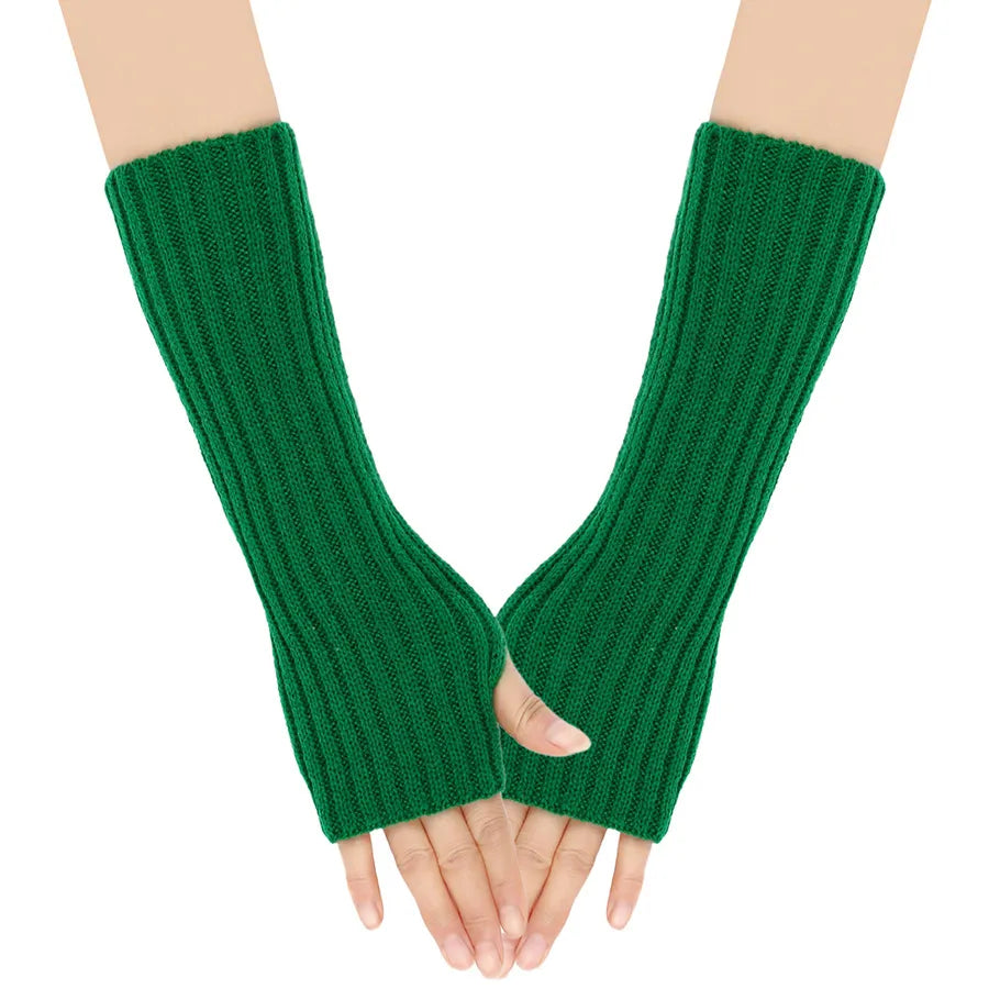 women's modern style solid color gloves 1 pair