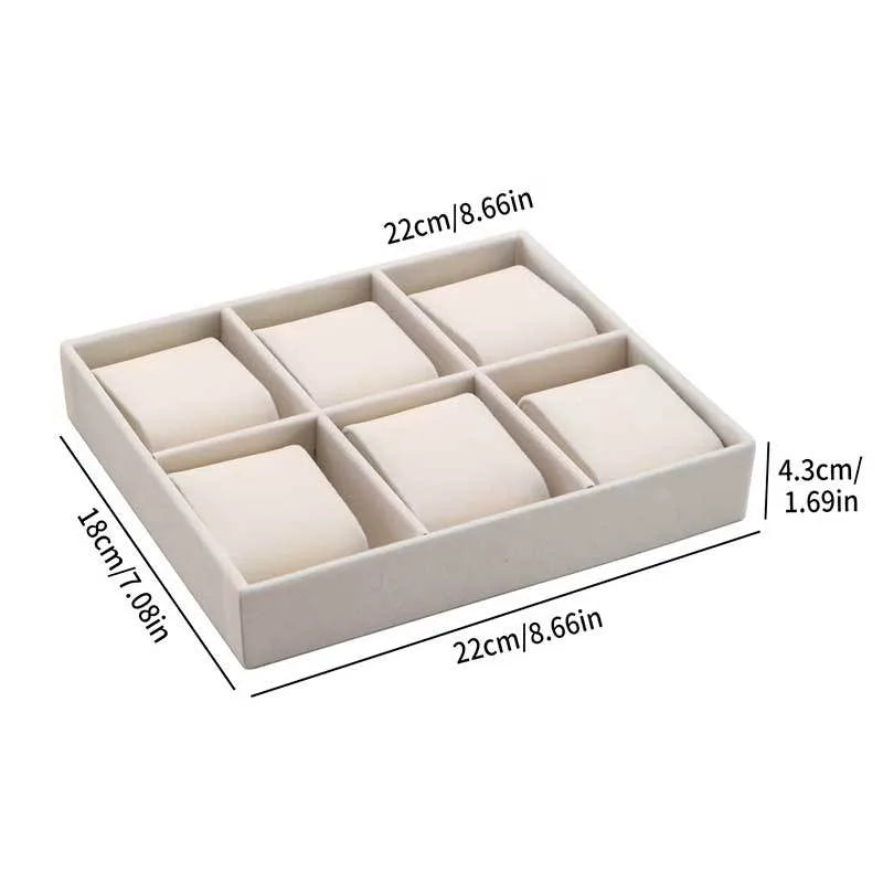 Organizer Box Jewelry Drawer Style Separator Built-In Tray Necklace Earring Ring Arrangement Box Cosmetic Table Essential