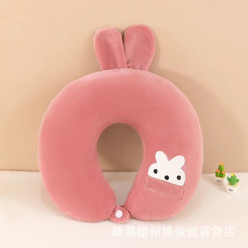 U-shaped Pillow Travel Neck Pillow Cervical Cute U-shaped Pillow Office Adult Nap Pillow Adult Neck Pillow Gift