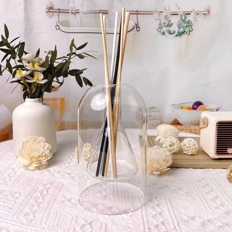 Simple Style Geometric Glass Scented glass bottle Artificial Decorations