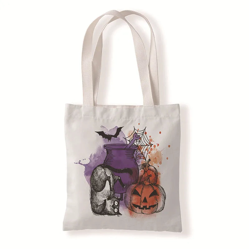 Women's Simple Style Color Block Shopping bags