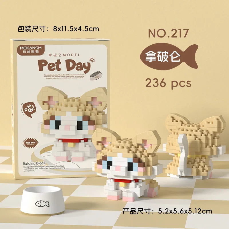 Kids(7-16Years) Children Unisex Cartoon Character Plastic Building Toys Learning & Education Toys
