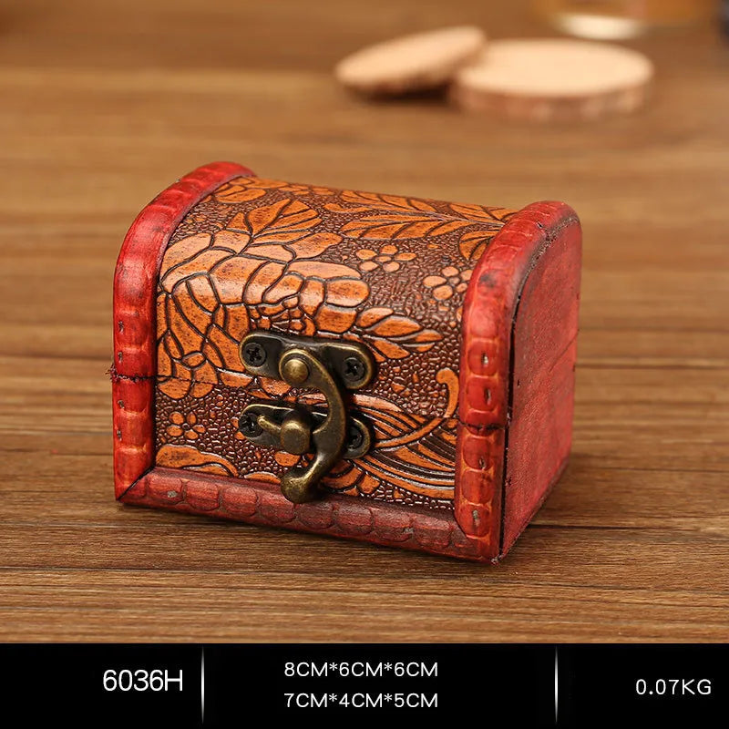 30 Wood Chinoiserie Casual Elegant Solid Color Storage Box