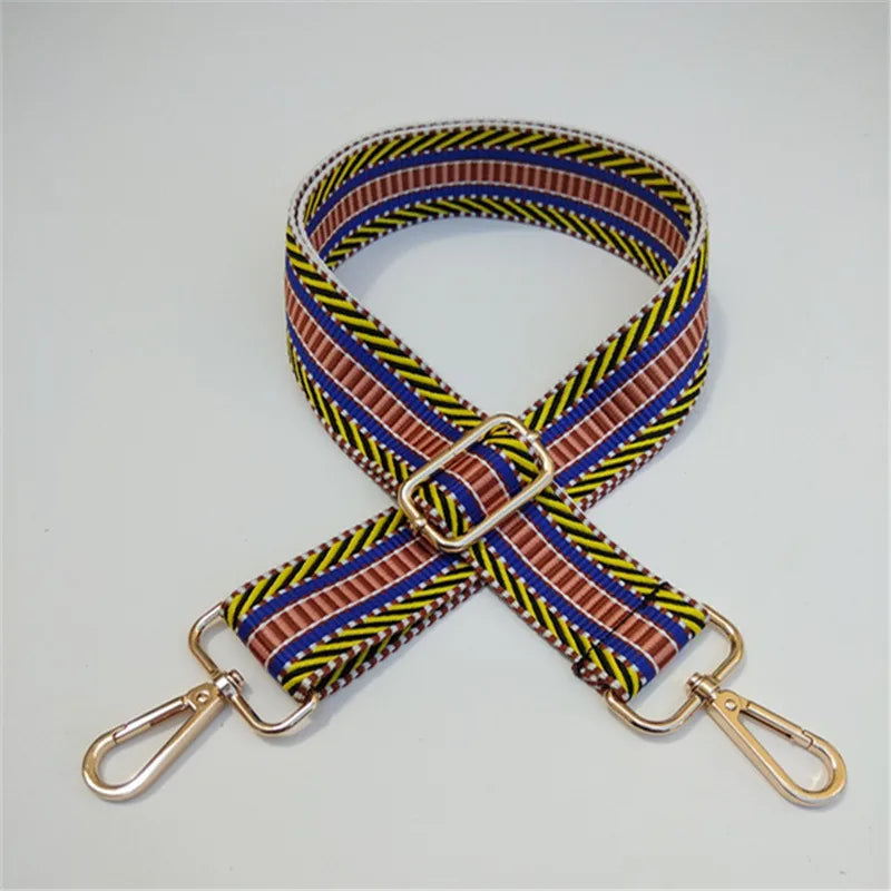 all seasons polyester stripe sling strap bag accessories