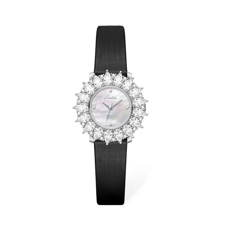 Luxurious Vintage Jewelry Scottie9745 Women's Watch Sunflower Design Wheat Ear Strap High Quality Quartz Movement Fashionable Style
