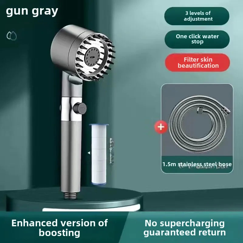 Wearing spray pressurized shower nozzle shower head suit wholesale household handheld shower head bathroom bracket wholesale