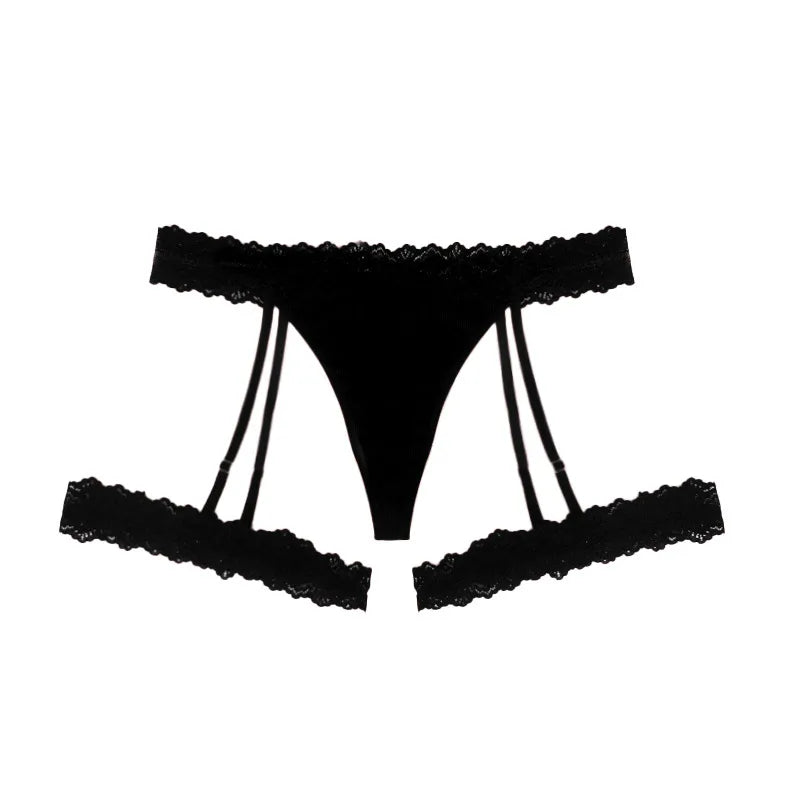 Size New plus Size Underwear Women's Garter Lace Sexy Hot Girl plus Size Underwear Women's Low Waist in Stock