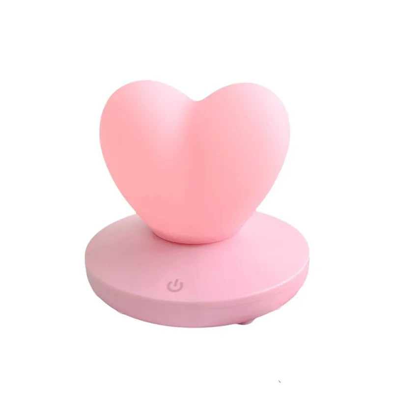 Cute Simple Style Heart Shape PVC Lighting Accessories