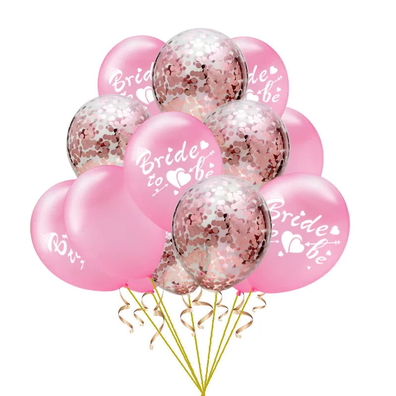wedding season Cute Letter Heart Shape Emulsion Wedding Balloons Balloons