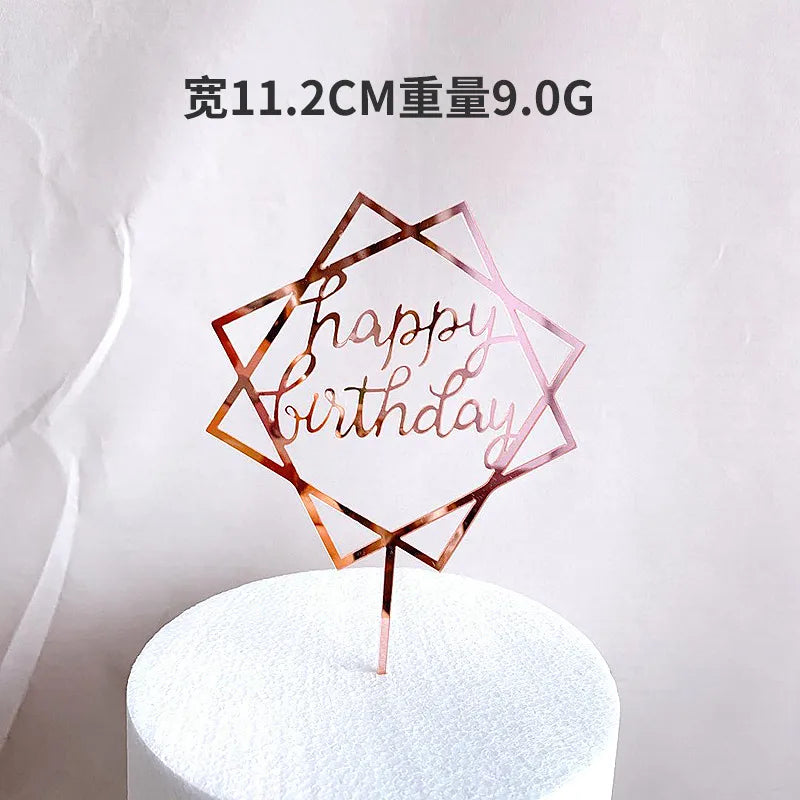 letter arylic party cake decorating supplies