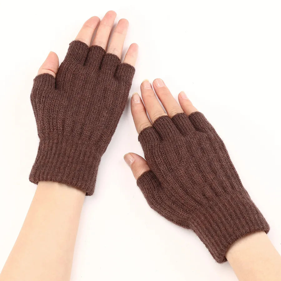 unisex streetwear solid color gloves 1 pair