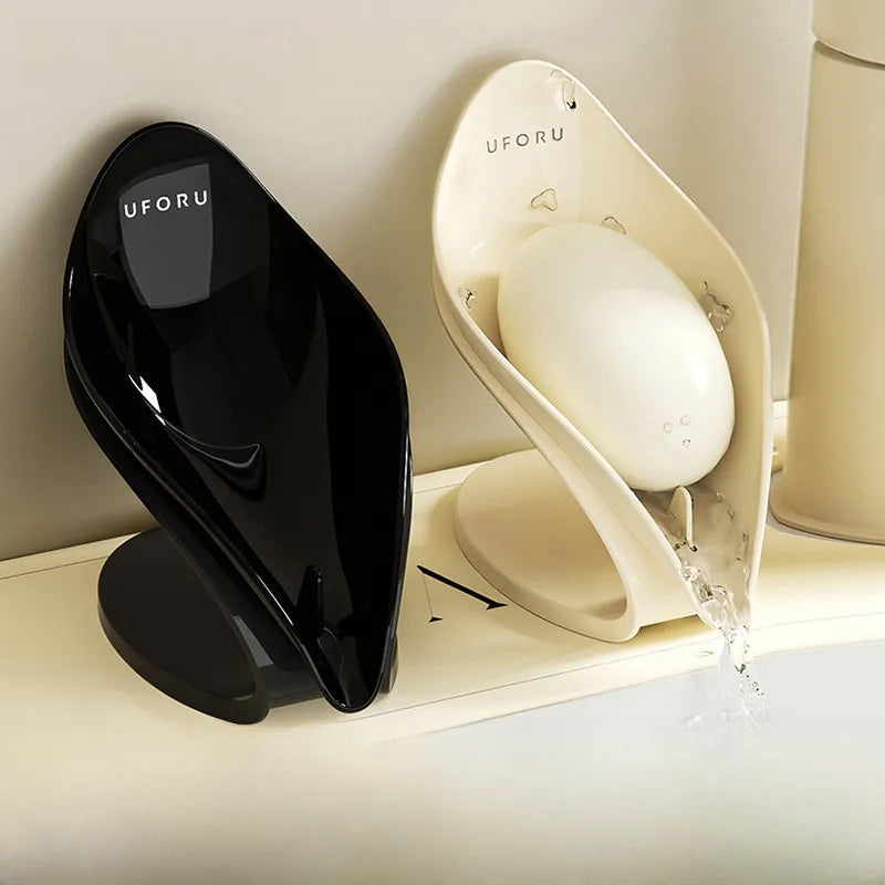 Household soap box draining light luxury bathroom simple soap box bathroom countertop multi-functional creative soap box