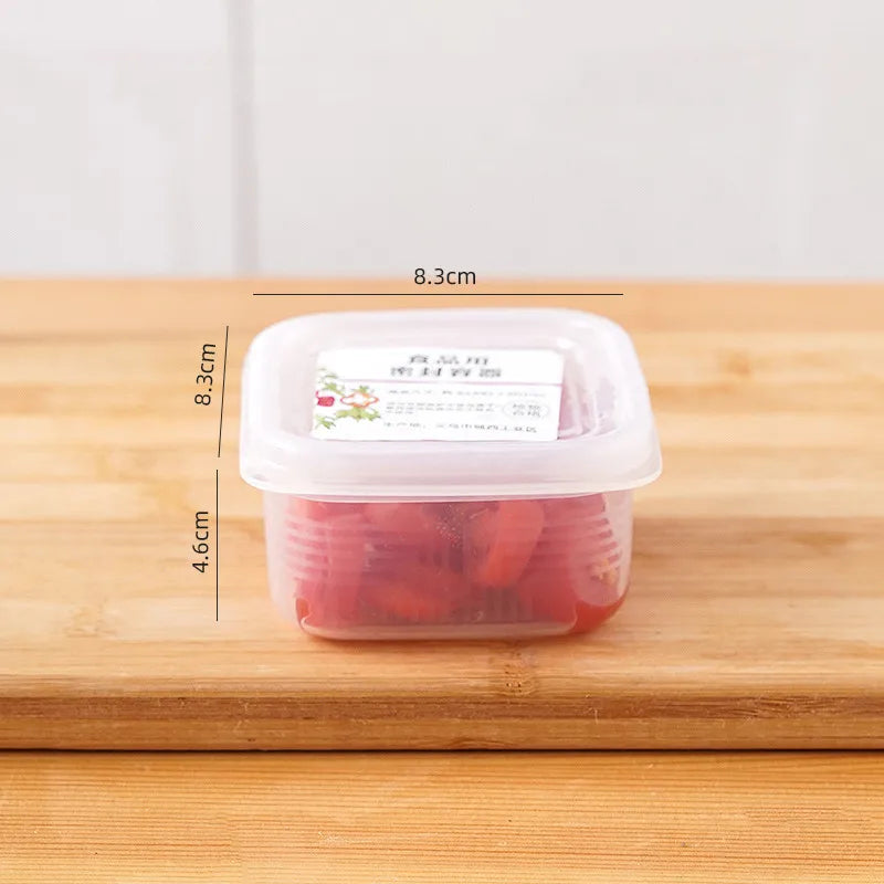 Kitchen refrigerator storage box food grade freezer special fresh-keeping box kitchen compartment finishing sealed frozen meat box antibacterial