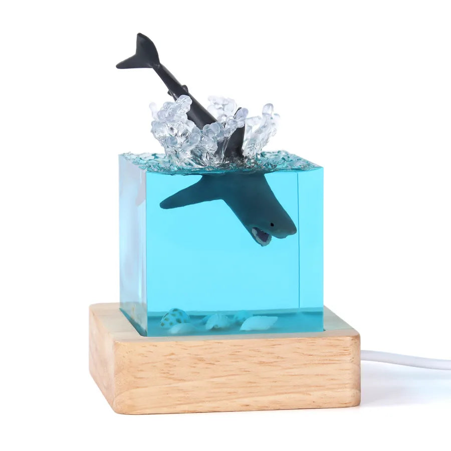 Simple Style Whale Resin Ornaments Artificial Decorations