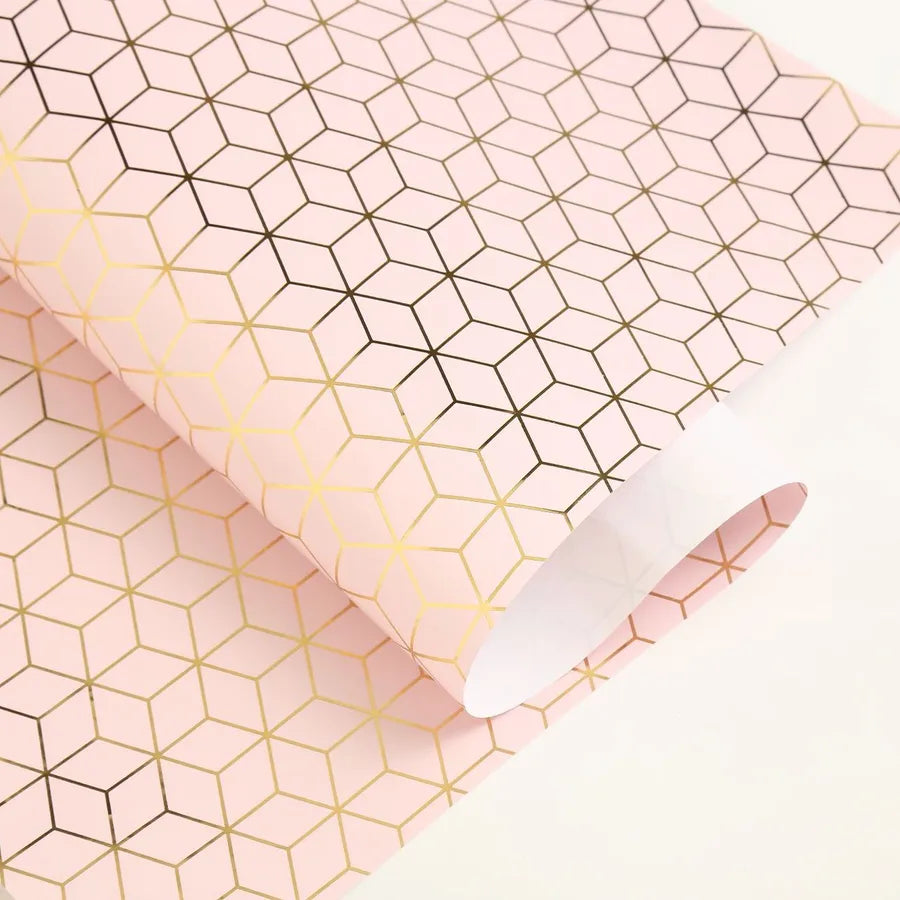 birthday fashion geometric paper party gift wrapping supplies